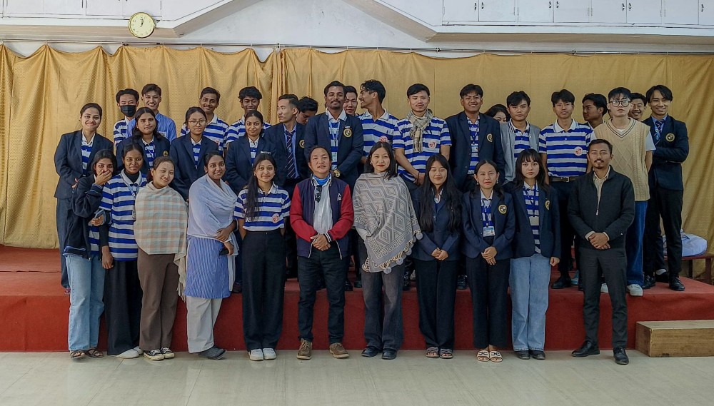Participants of the awareness programme at MGM College.